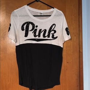 VS PINK T Shirt with Sequins
